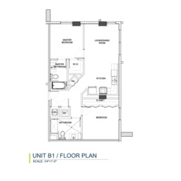 Unit B1 Floorplan